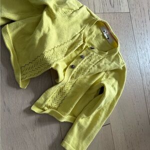 Mini Boden Sunny Yellow Kids Sweater